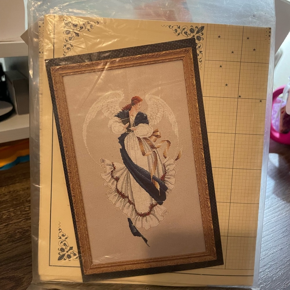 Elegant Angel Cross-Stitch Kit